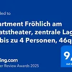 Froehlich Am Staatstheater, Zentrale Lage, Fuer Bis Zu 4 Personen, 46qm * Cottbus
